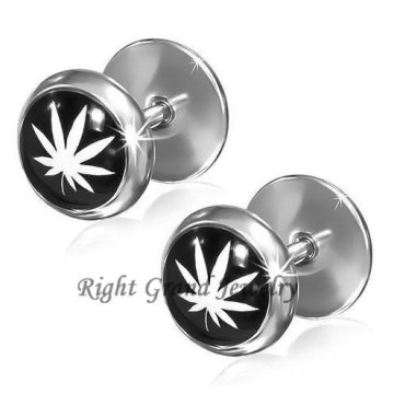 Bord rond en acier inoxydable 12mm Non Piercing Plugs